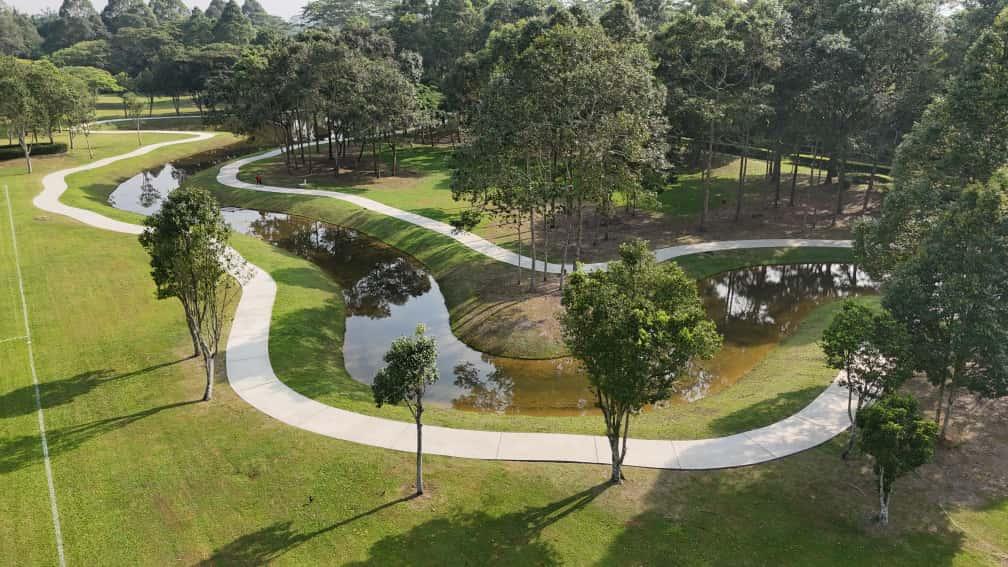 Commercial landscaping project