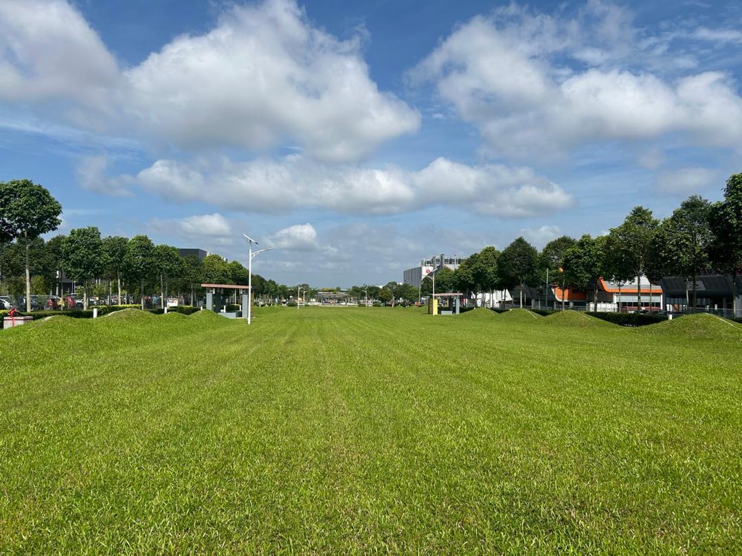 Large-scale lawn maintenance