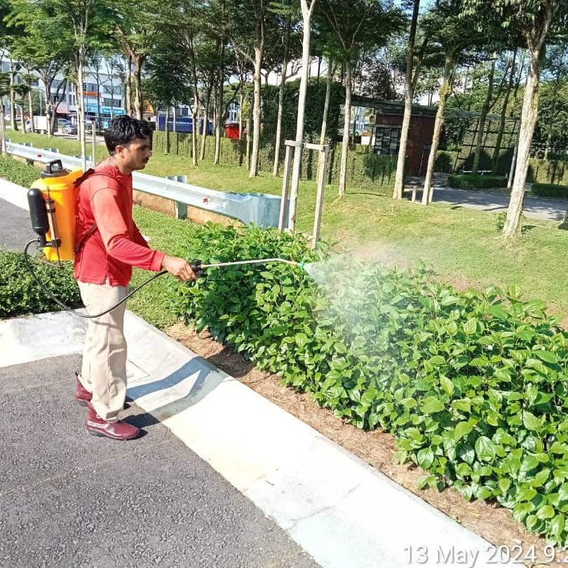 Pesticide spraying maintenance